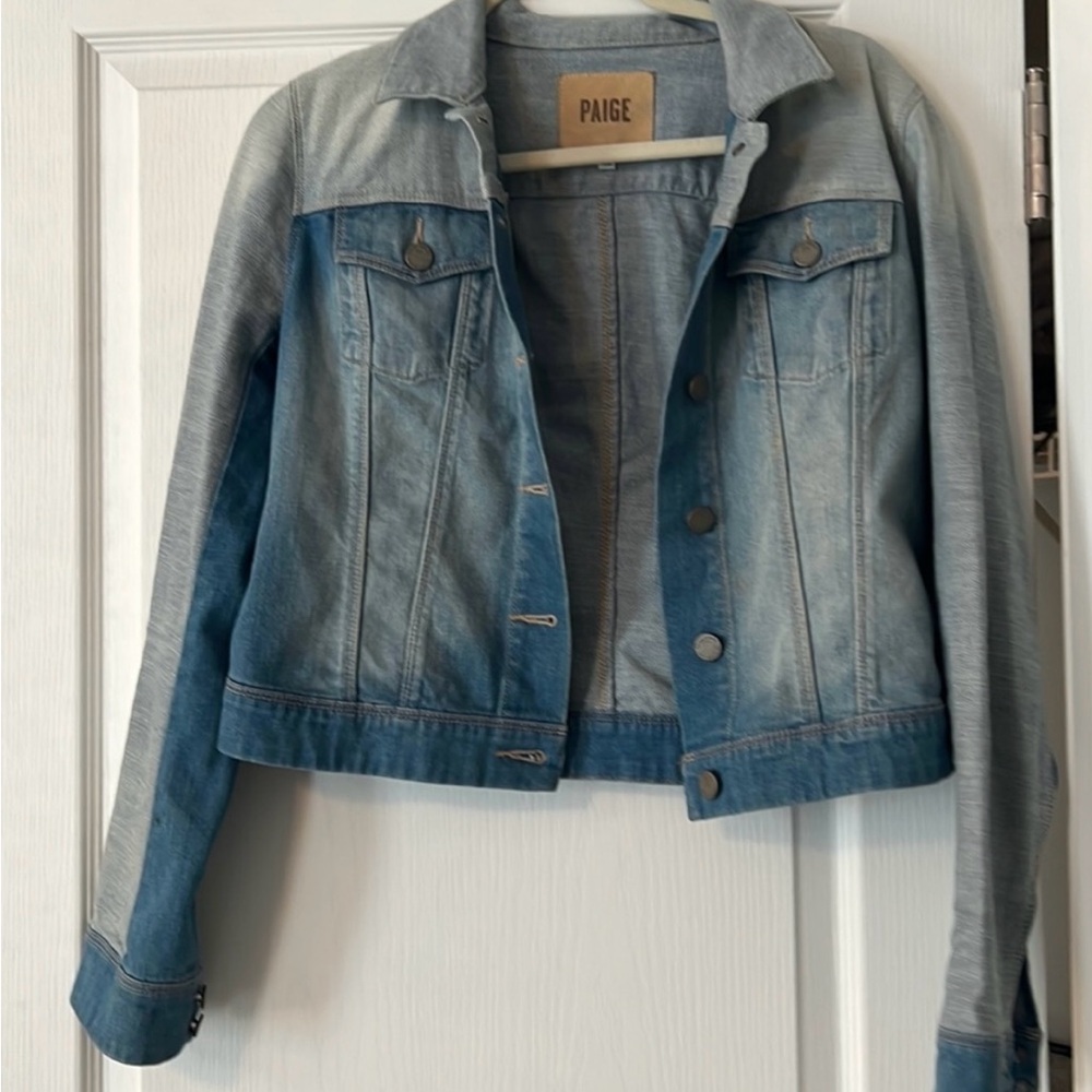 PAIGE Light Blue Denim Jacket
